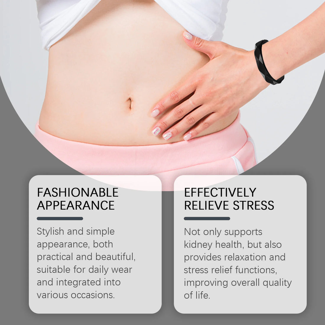 Body Care Wristband, Gentle Daily Wear Accessory for Outdoor & Daily Matching, Comfort Wristband for Body Wellness Support