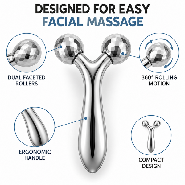 3D Integrated Massager/Anti-Wrinkle Rod